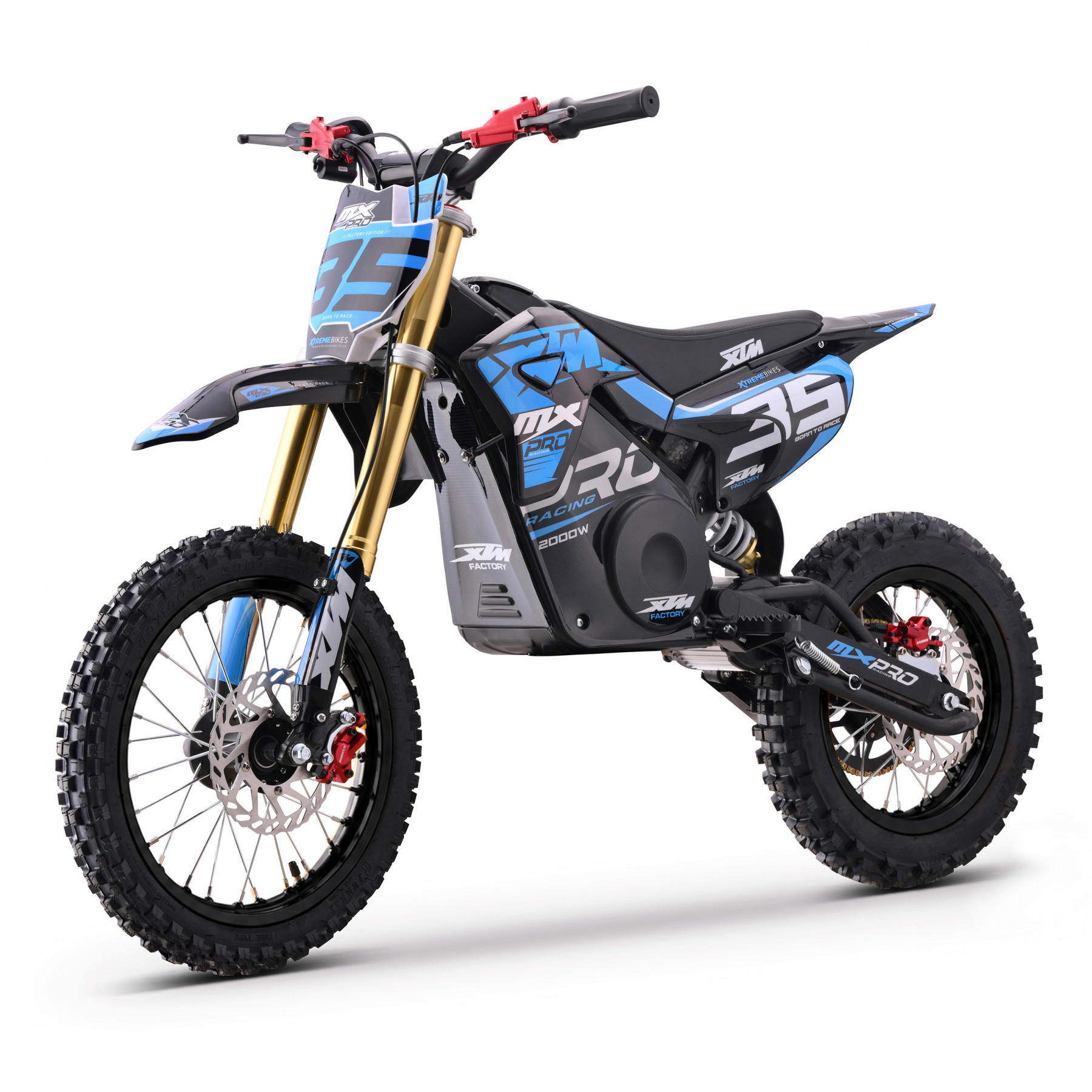 2027 XTM MXPRO 60V 2000W LITHIUM ELECTRIC DIRT BIKE BIG 14/12