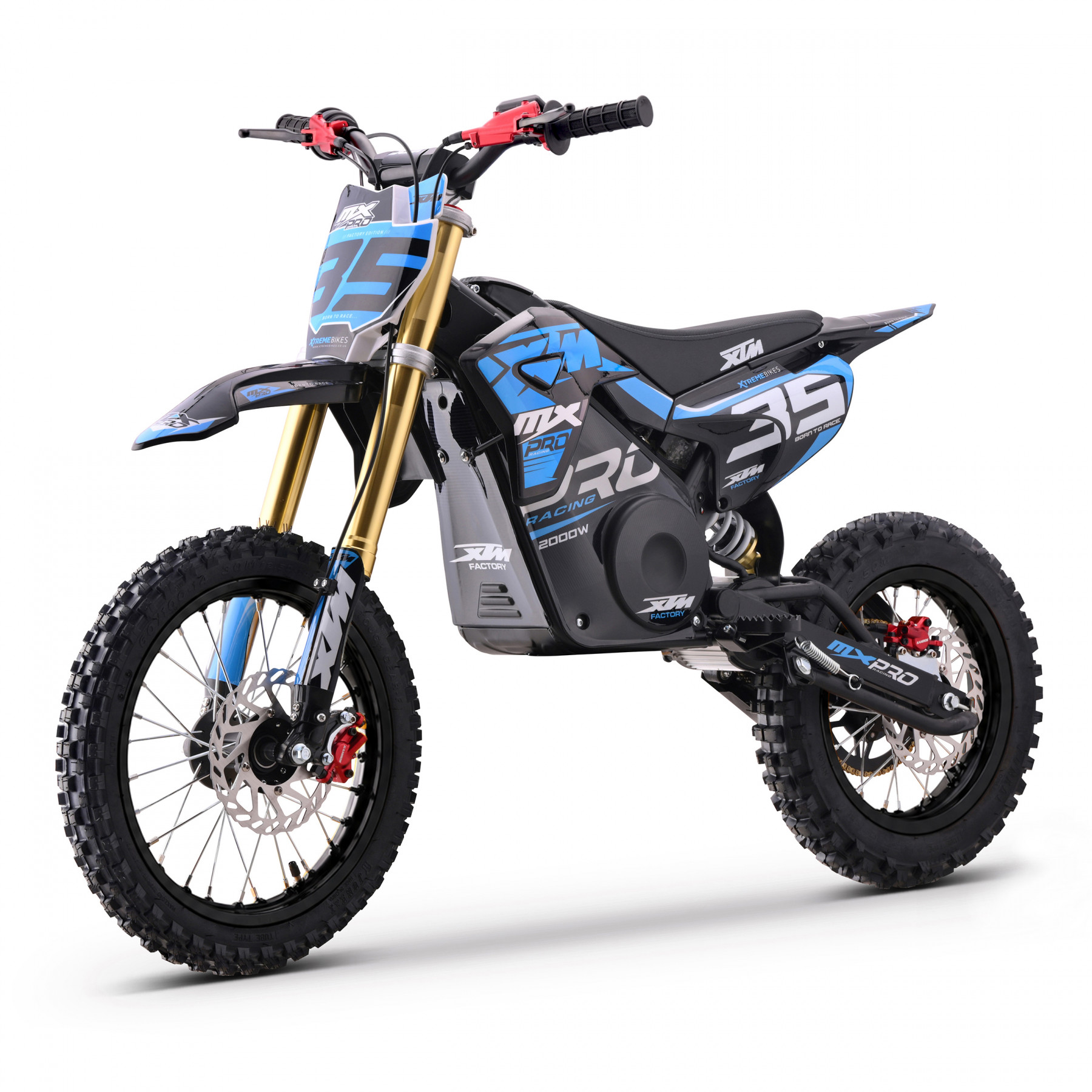 2027 XTM MXPRO 60V 2000W LITHIUM ELECTRIC DIRT BIKE BIG 14/12