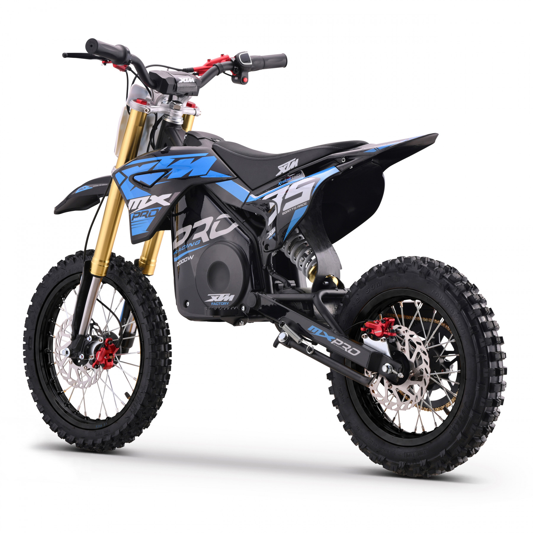 2027 XTM MXPRO 60V 2000W LITHIUM ELECTRIC DIRT BIKE BIG 14/12