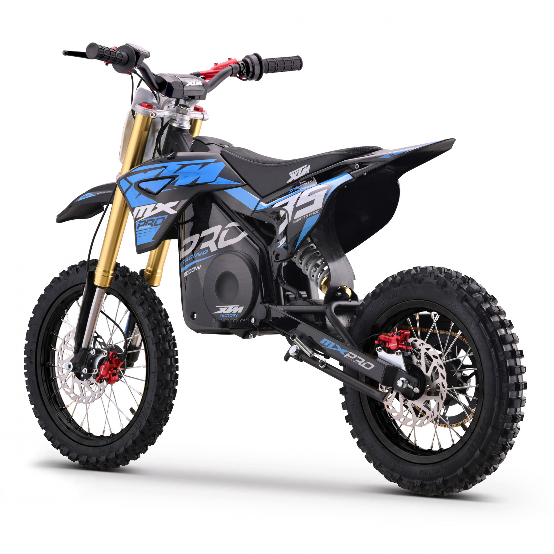 2027 XTM MXPRO 60V 2000W LITHIUM ELECTRIC DIRT BIKE BIG 14/12