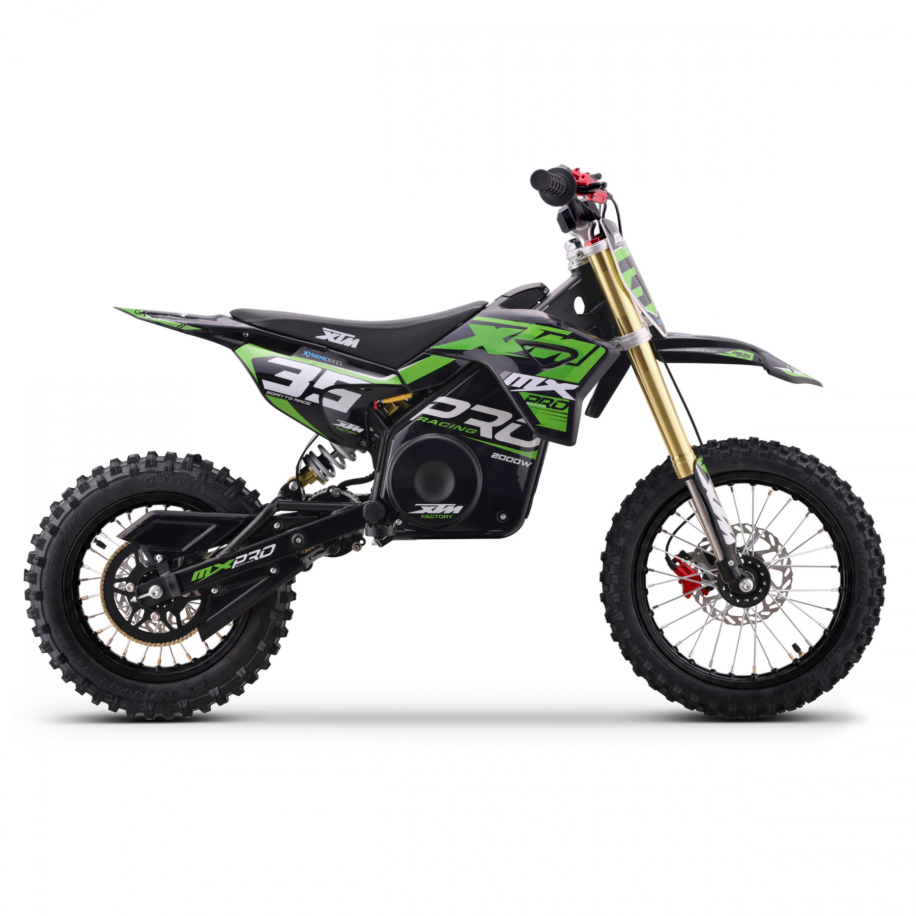 2027 XTM MXPRO 60V 2000W LITHIUM ELECTRIC DIRT BIKE BIG 14/12