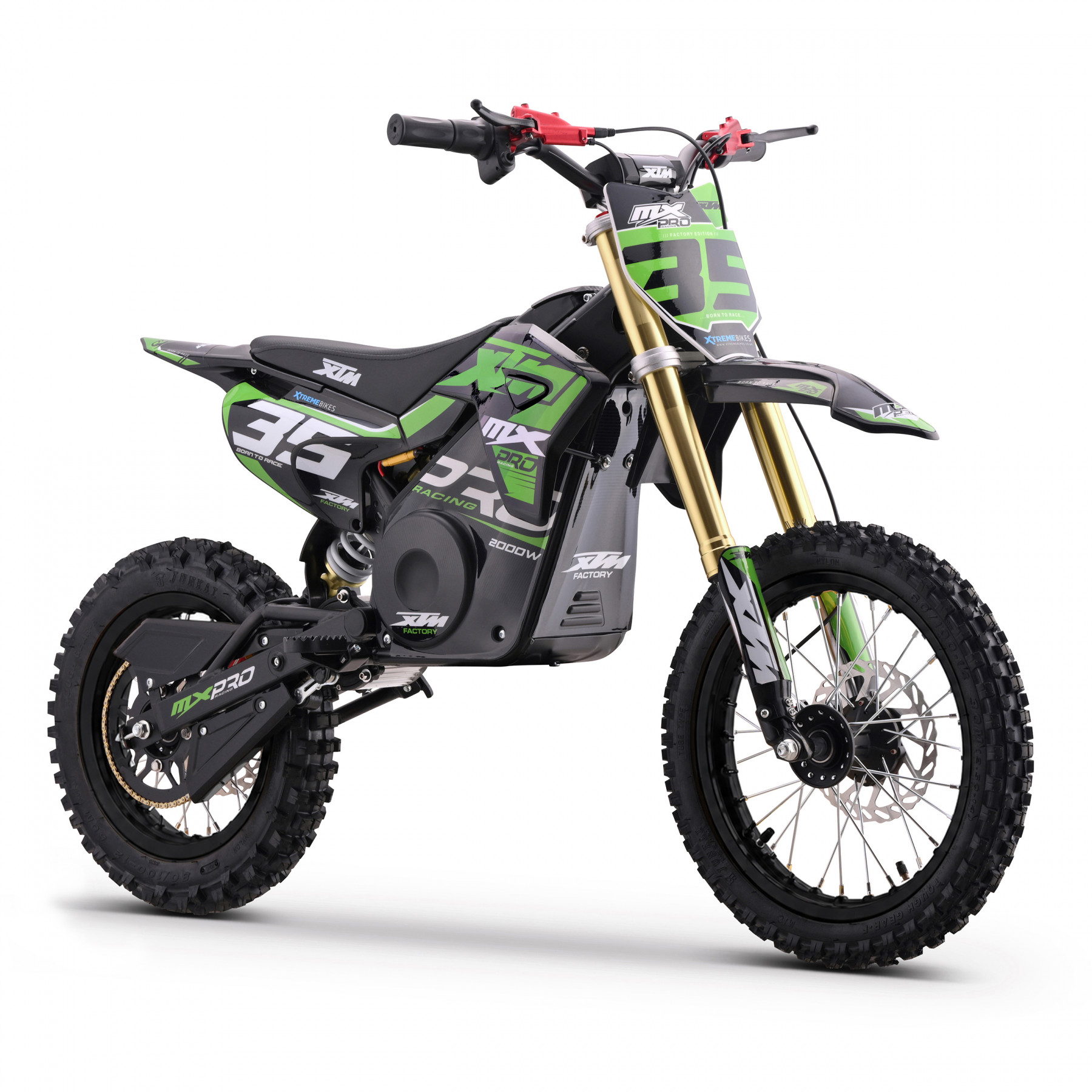 2027 XTM MXPRO 60V 2000W LITHIUM ELECTRIC DIRT BIKE BIG 14/12