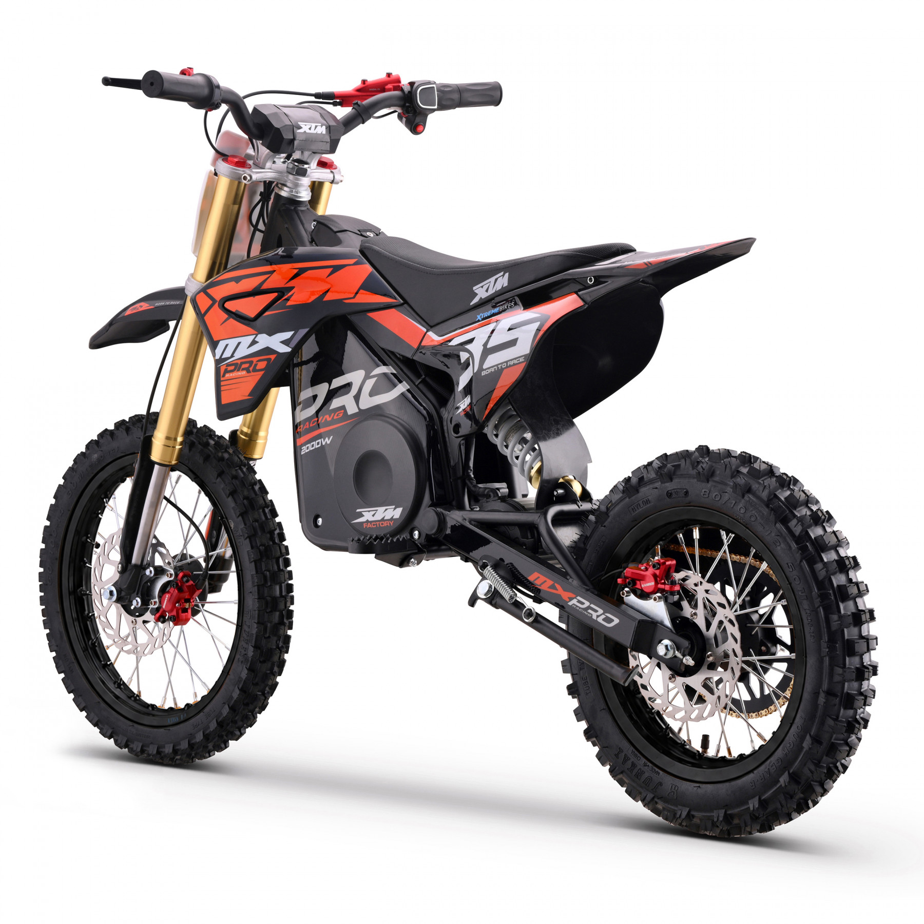 2027 XTM MXPRO 60V 2000W LITHIUM ELECTRIC DIRT BIKE BIG 14/12
