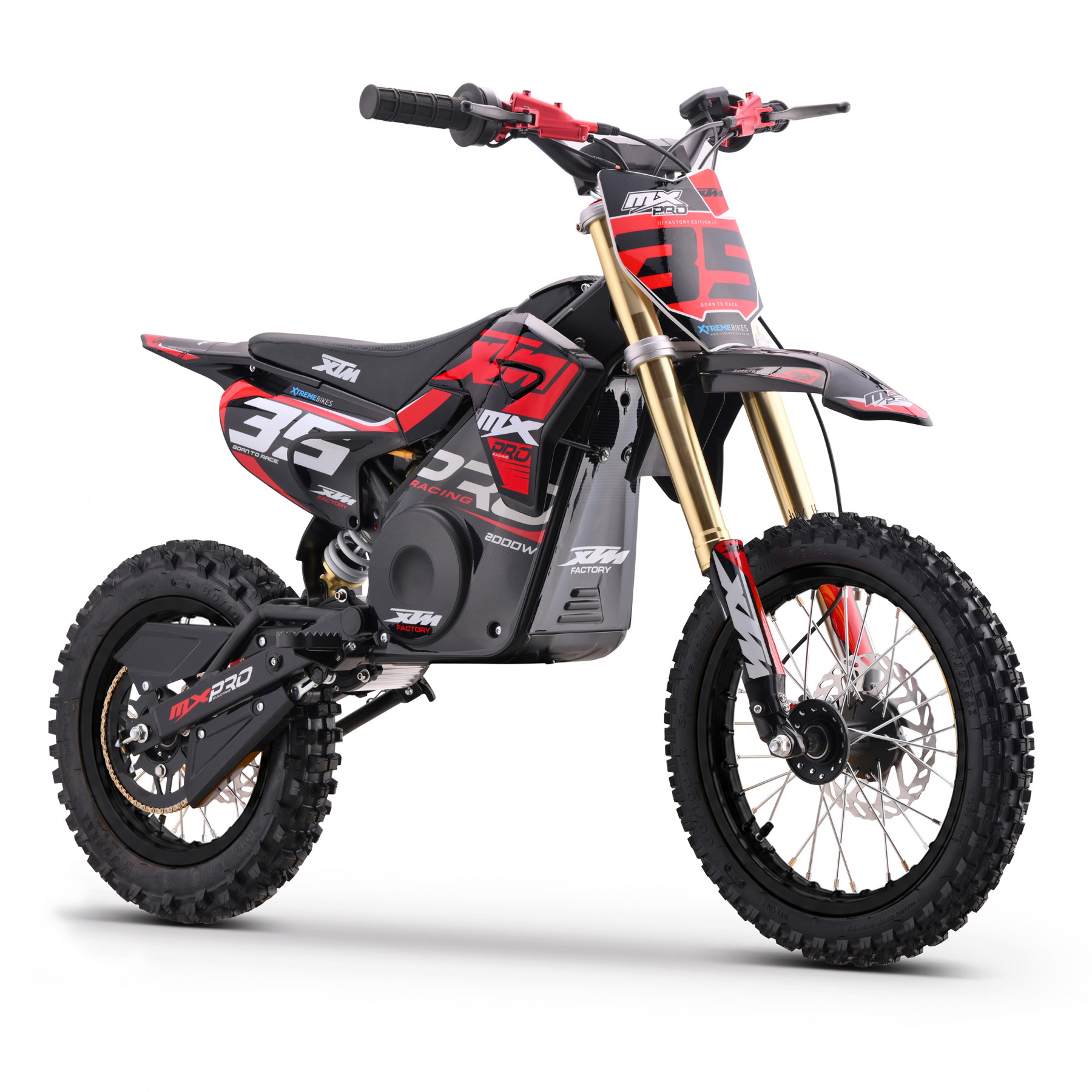 2027 XTM MXPRO 60V 2000W LITHIUM ELECTRIC DIRT BIKE BIG 14/12