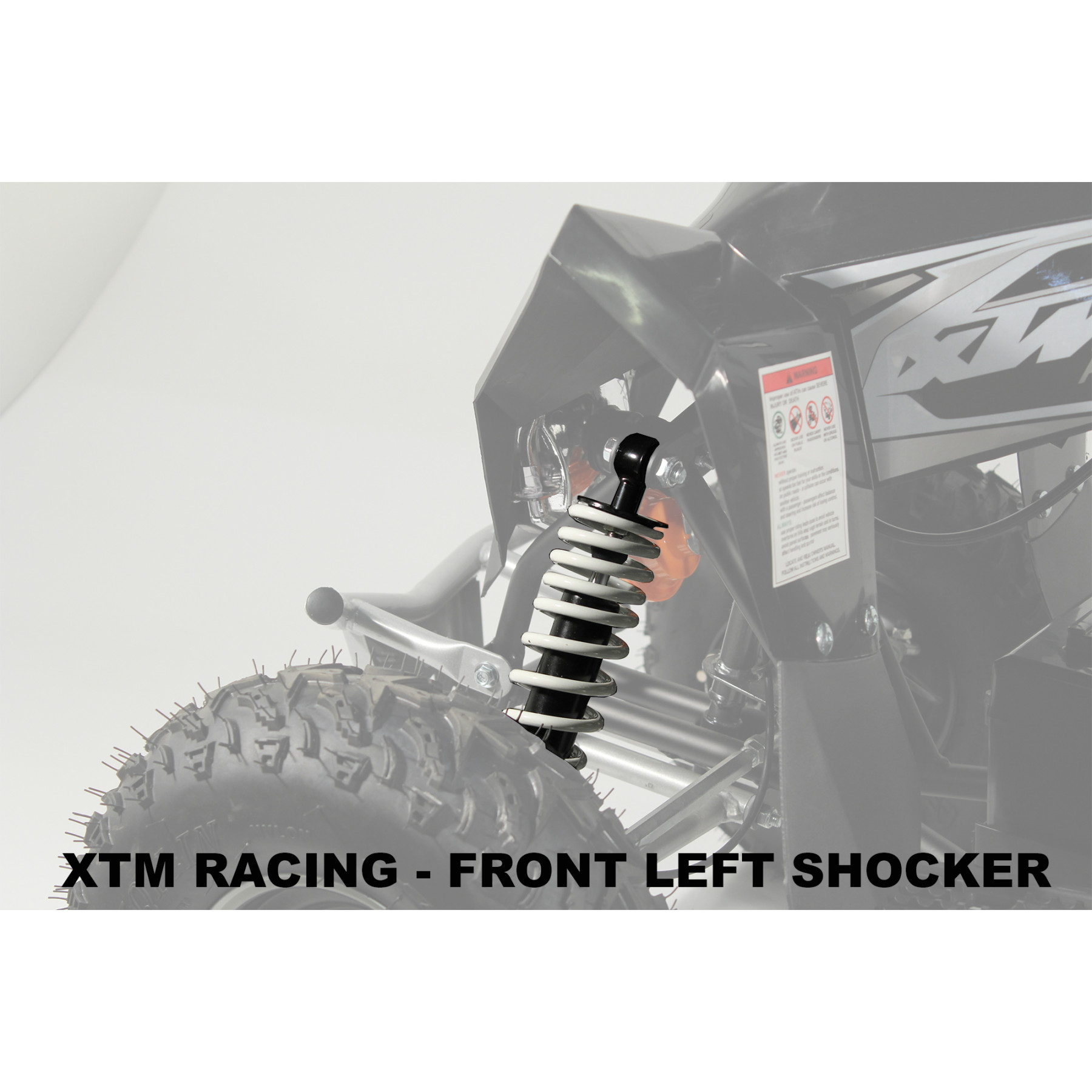 XTM RACING QUAD COMPLETE NEAR SIDE FRONT LEFT SHOCKER