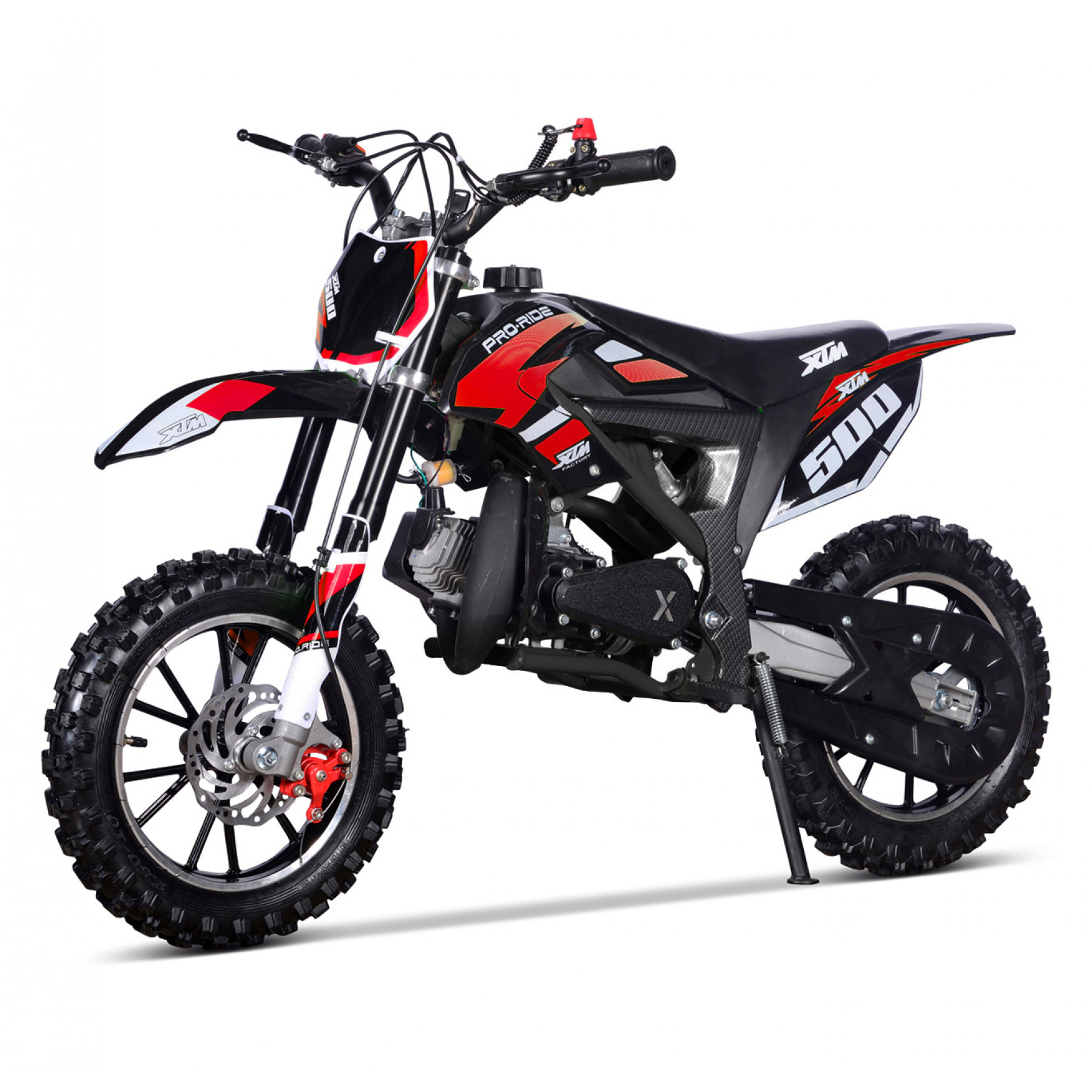 XTM PRO-RIDER 50cc DIRT BIKE BLACK RED