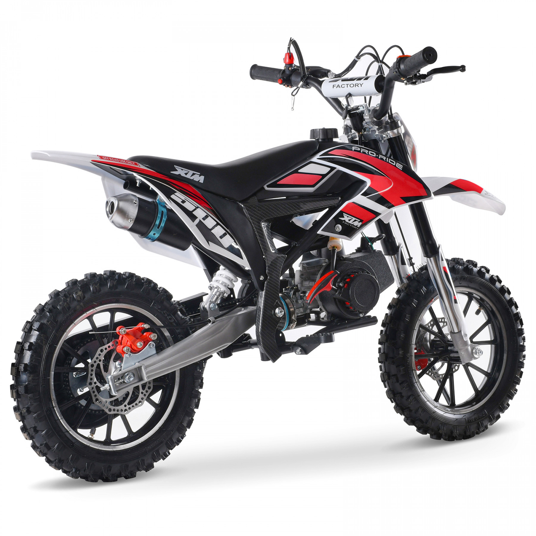 XTM PRO-RIDER 50cc DIRT BIKE RED