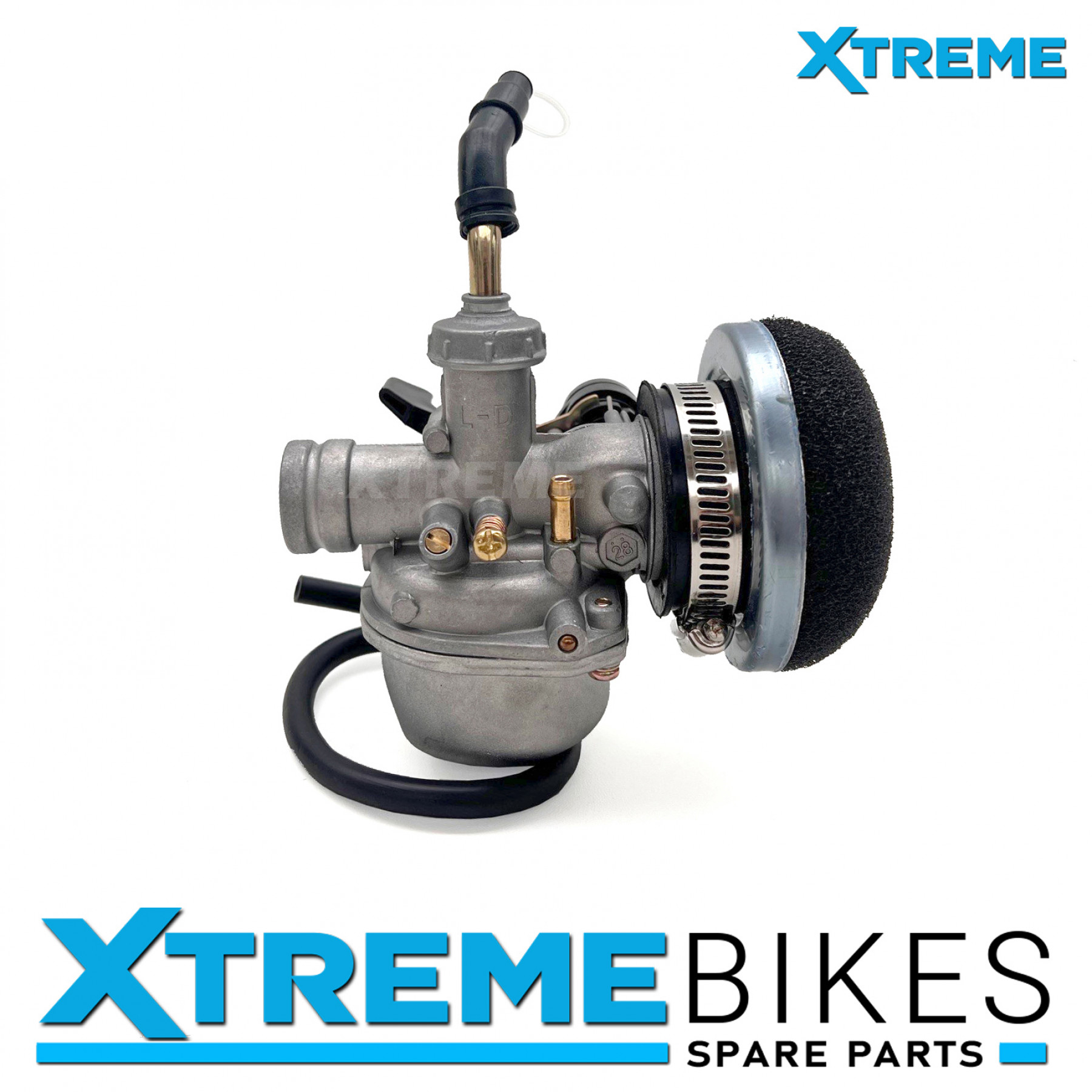 XTM MX60 60CC PETROL DIRT BIKE REPLACEMENT CARBURETTOR + AIR FILTER + FUEL PIPE