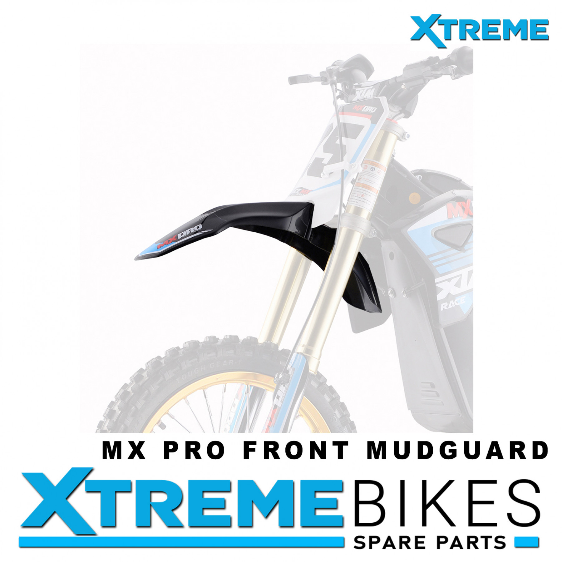 XTREME ELECTRIC XTM MX-PRO REPLACEMENT FRONT MUDGUARD