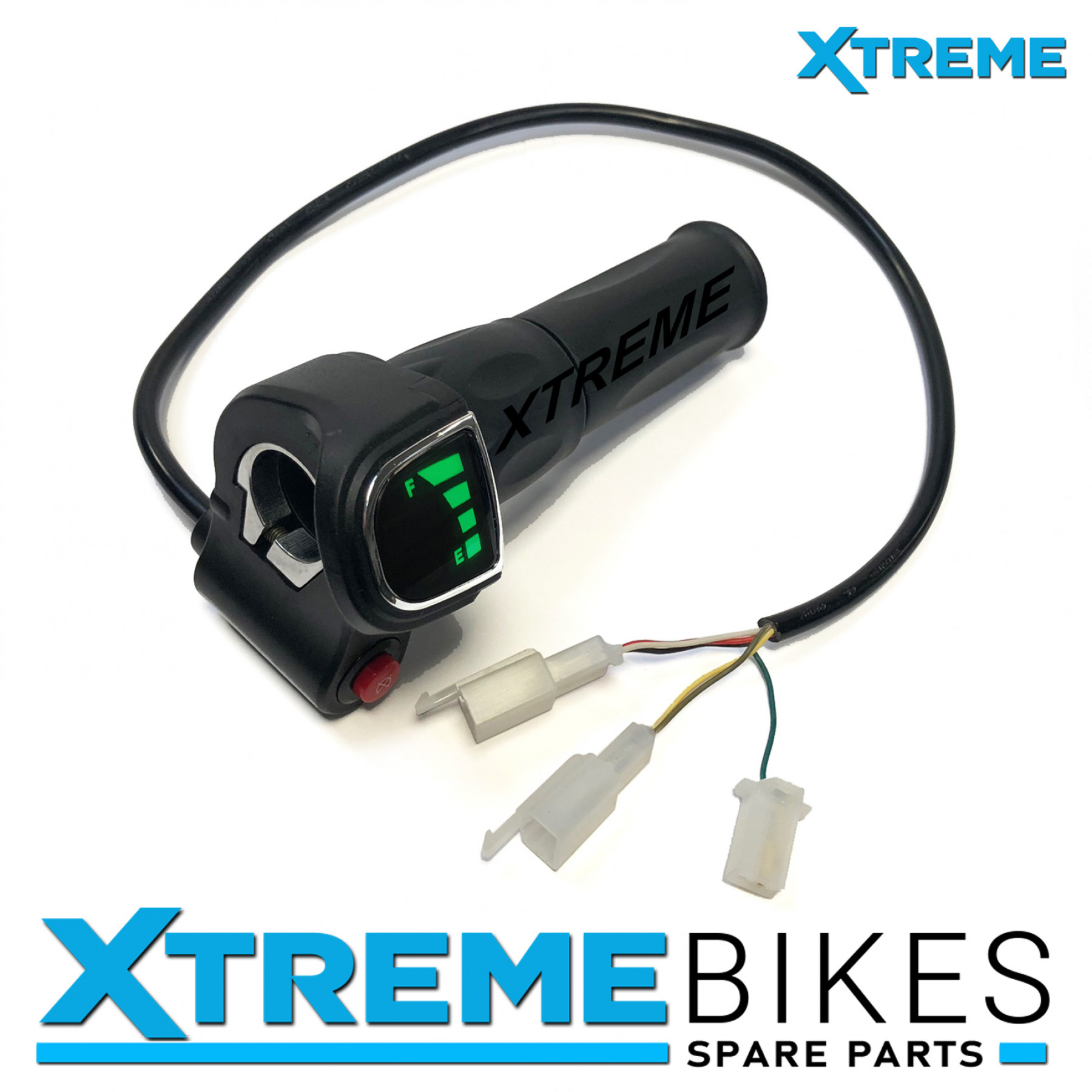 XTM MX-PRO 48V REPLACEMENT TWIST THROTTLE AND BATTERY METER