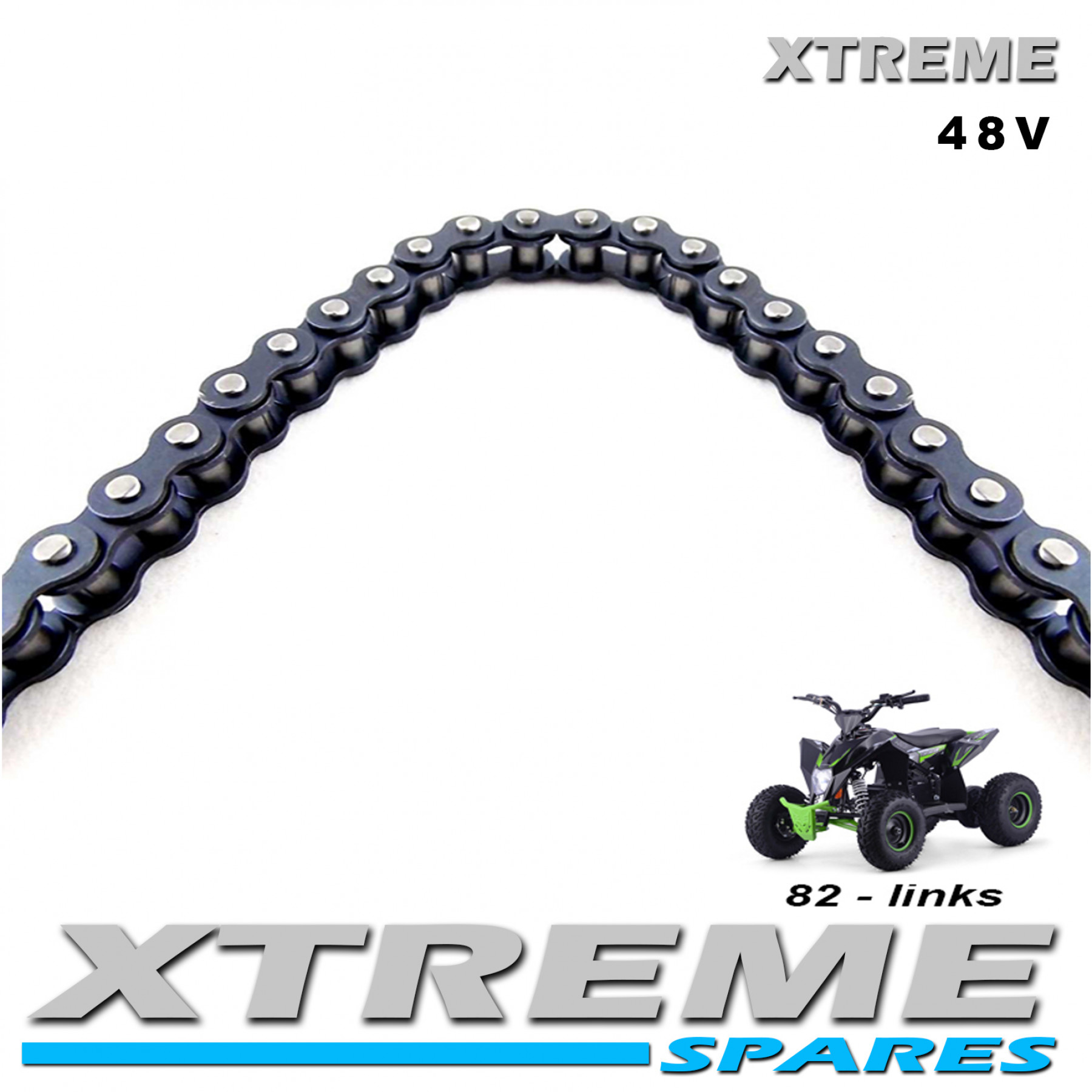 XTM RACING 48V 1300W QUAD NEW CHAIN 82 LINK 219H