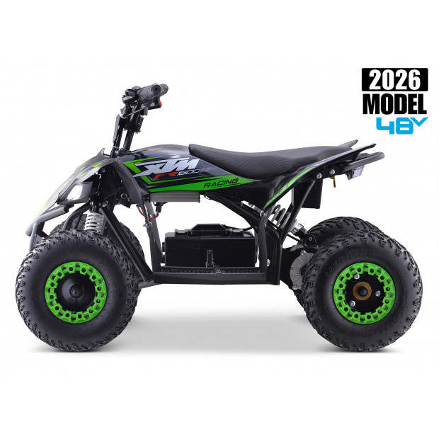 2026 XTM RACING 48V 1600W LITHIUM YOUTH ATV QUAD BIKE GREEN