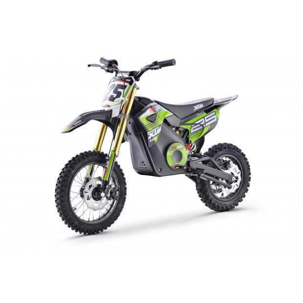 XTM MX-PRO 36V 1100W LITHIUM DIRT BIKE 12/10 WHEEL GREEN