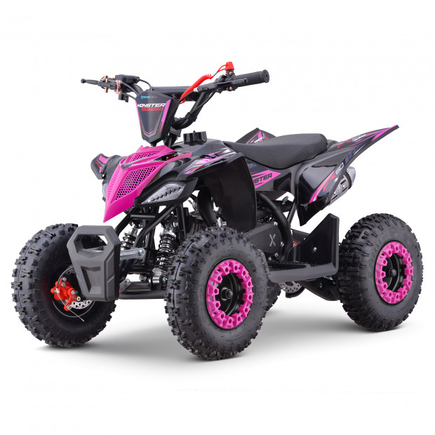 XTM MONSTER 50cc PETROL QUAD BIKE PINK