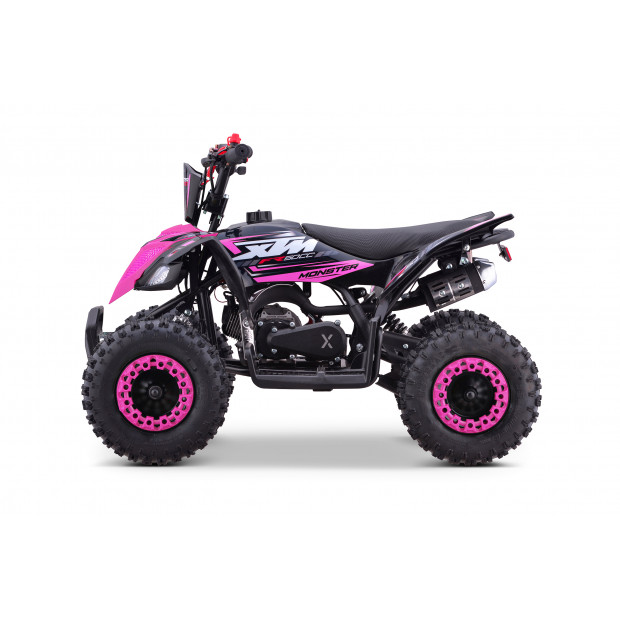 XTM MONSTER 50cc PETROL QUAD BIKE PINK