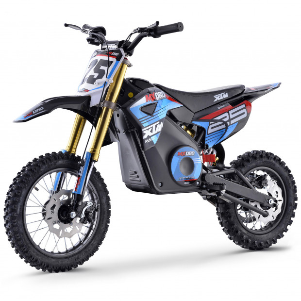 XTM MX-PRO 36V 1100W LITHIUM DIRT BIKE 12/10 WHEEL BLUE