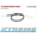 MINI NITRO QUAD 2 X FRONT BRAKE CABLE 65 X 80cm