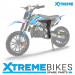 XTREME PRO-RIDER DIRT BIKE SIDE PLASTIC SET CARBON FIBER