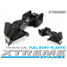 XTM RACING QUAD COMPLETE FULL BODY PLASTIC KIT BLACK