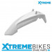 XTM CRX DIRT BIKE REPLACEMENT FRONT MUDGUARD WHITE PLASTIC
