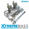 MINI DIRT BIKE COMPLETE FORK YOKES AXLE BOLT HANDLEBAR BRACKET SET