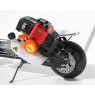 GAS PETROL SCOOTER 2 STROKE COMPLETE ENGINE WITH GEARBOX AND FUEL TANK 49-50cc