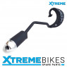 PRO-RIDER/ CRX DIRT BIKE COMPLETE EXHAUST PIPE WITH CHROME MUFFLER 49-50cc