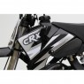 MINI DIRT BIKE XTM CRX 50 STICKER KIT / DECALS / TRANSFERS IN BLACK/ SILVER