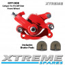 MINI MONSTER QUAD RED FRONT OFF-SIDE BRAKE CALIPER