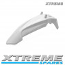 XTM CRX 50CC PETROL DIRT BIKE REPLACEMENT FRONT MUDGUARD WHITE PLASTIC