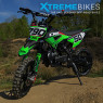 XTM CRX 50CC DIRT BIKE BLACK GREEN
