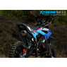 XTM CRX 50CC DIRT BIKE BLACK BLUE HYDRAULIC SUSPENSION