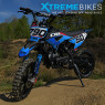 XTM CRX 50CC DIRT BIKE BLACK BLUE