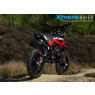 XTM CRX 50CC DIRT BIKE BLACK RED HYDRAULIC SUSPENSION