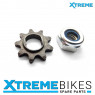 XTM MONSTER QUAD 800W - 1000w 9 TOOTH MOTOR SPROCKET AND NUT
