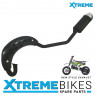 NEW STYLE CRX DIRT BIKE COMPLETE EXHAUST PIPE WITH CHROME MUFFLER 49-50cc