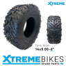 XTM RACING QUAD BIKE TUBELESS TYRE  14 X 5 - 6