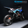 XTM CRX 50CC DIRT BIKE BLACK BLUE