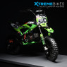 XTM CRX 50CC DIRT BIKE BLACK GREEN