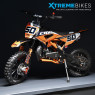 XTM CRX 50CC DIRT BIKE BLACK ORANGE
