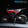 XTM CRX 50CC DIRT BIKE BLACK RED