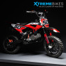 XTM CRX 50CC DIRT BIKE BLACK RED