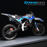 XTM CRX 50CC DIRT BIKE WHITE BLUE