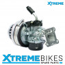 MINI MOTO/ DIRT BIKE/ QUAD SILVER PERFORMANCE UPGRADE CARBURETTOR AIR FILTER KIT 15MM 