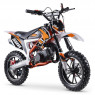 XTM PRO-RIDER 50cc DIRT BIKE COLOUR-CODED WHITE ORANGE