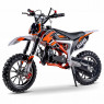 XTM PRO-RIDER 50cc DIRT BIKE COLOUR-CODED WHITE ORANGE