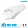 XTM CRX DIRT BIKE REPLACEMENT REAR MUDGUARD WHITE PLASTIC