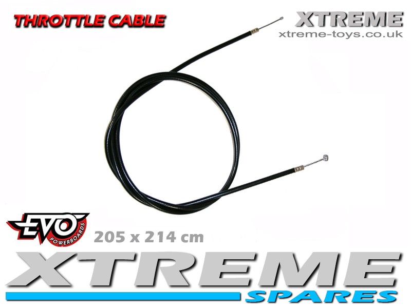 EVO PETROL SCOOTER 205 x 214cm THROTTE CABLE / GO PED / MOTORBOARD