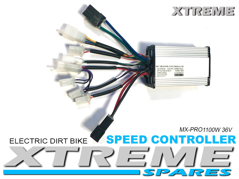XTREME ELECTRIC XTM MX-PRO 36V 1100W LITHIUM REPLACEMENT SPEED CONTROLLER MODEL ZJLY-08-MD07-03