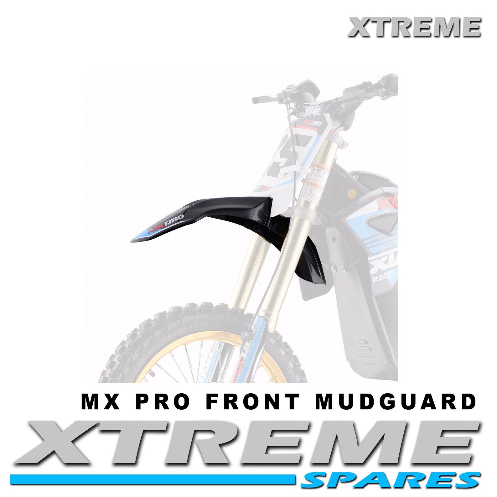 XTREME ELECTRIC XTM MX-PRO REPLACEMENT FRONT MUDGUARD